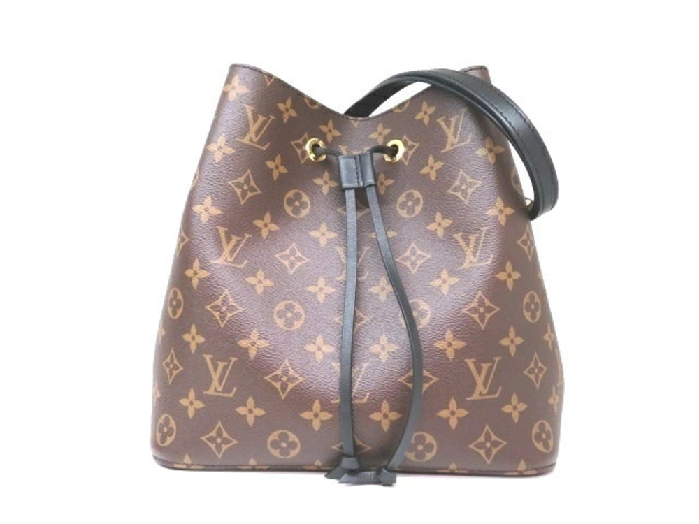 LOUIS VUITTON Shoulder Bag Neo Noe Monogram Noir Black